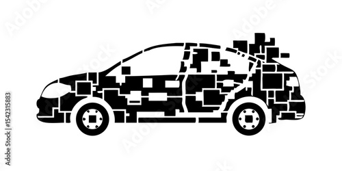 colorful car vector