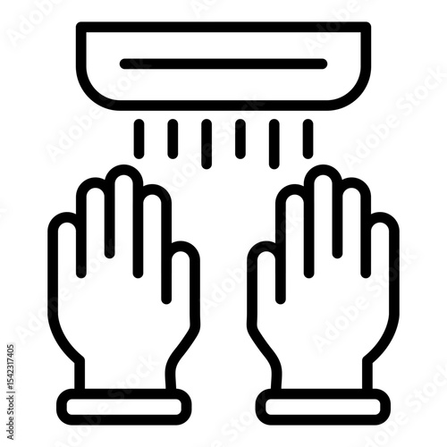 Hand Dryer Icon
