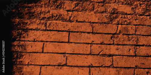 Weather-beaten construction material in a warm reddish-brown tone, displaying a coarse grain and the effects of time with a dark side.

