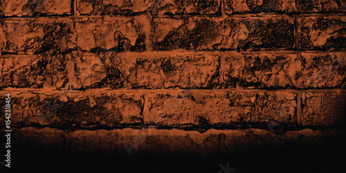 Unfinished and exposed concrete surface in a captivating rust tone, accentuating its raw charm and minimalist appeal with a dark shadow.
