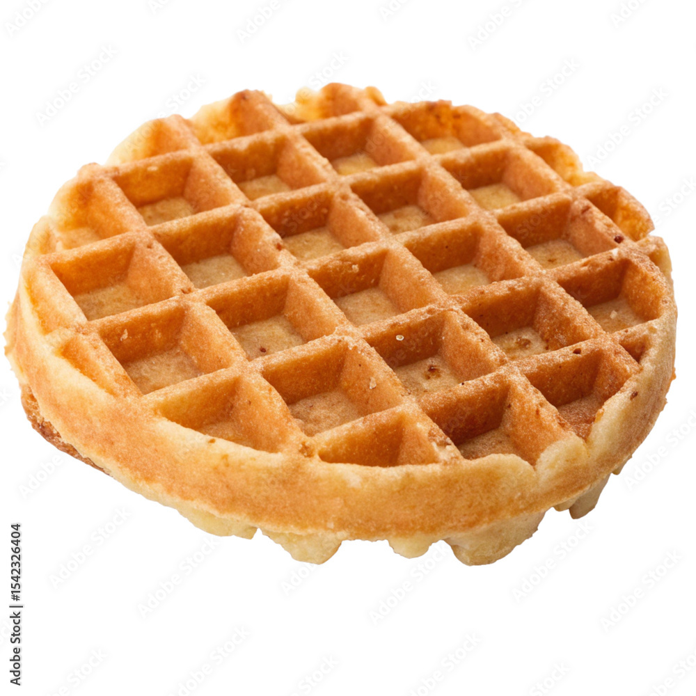 Waffle isolated on transparent background Waffle isolated on transparent background