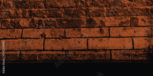 Heavy-duty wall material transformed by a rich, earthy tint, conveying a sense of strength and artistic depth with a shadowy corner.
