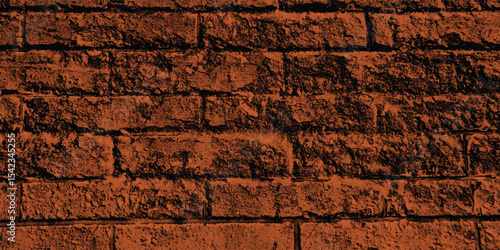 Grungy concrete wall with an intense reddish-brown overlay, creating a mysterious and artistic backdrop ideal for graphic design.
