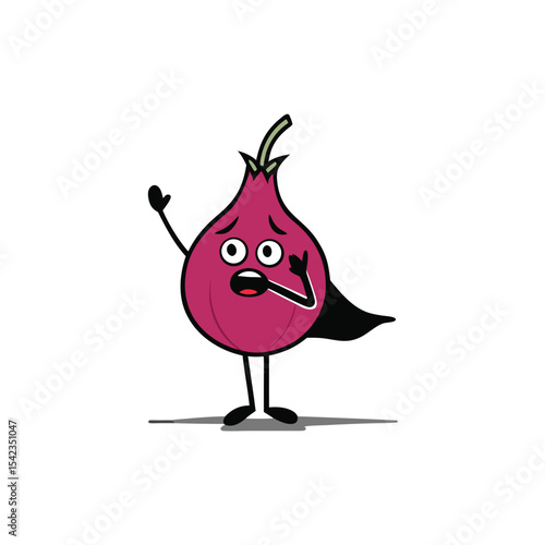 Onion Superhero With Tears