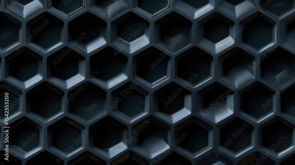 Close-up of a hexagonal pattern. the hexagons are arranged in a grid-like manner, with each hexagon having a different size and shape. Close-up of a hexagonal pattern. the hexagons are arranged in a grid-like manner, with each hexagon having a different size and shape.