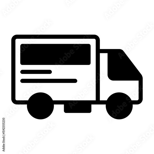 Delivery Truck Vector Icon