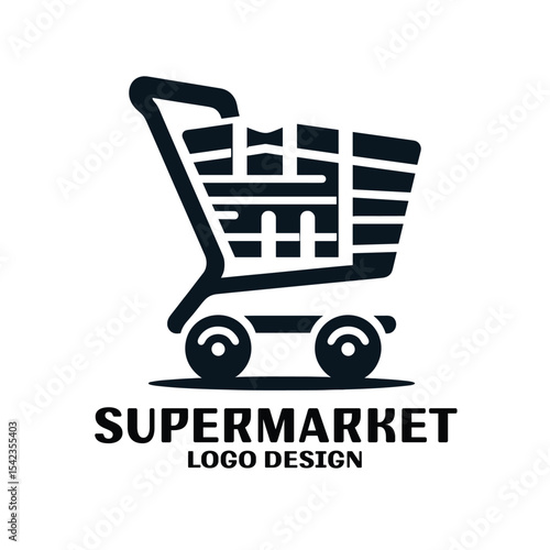 SuperMarket Vector Logo Design