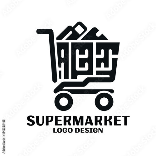 SuperMarket Vector Logo Design