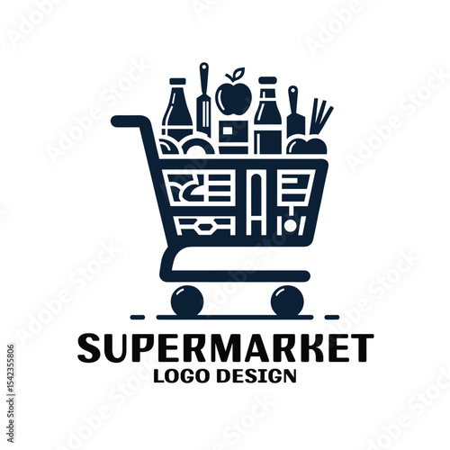 SuperMarket Vector Logo Design