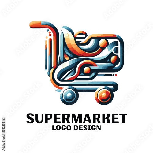 SuperMarket Vector Logo Design