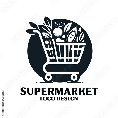 SuperMarket Vector Logo Design