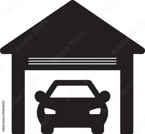 car garage icon .