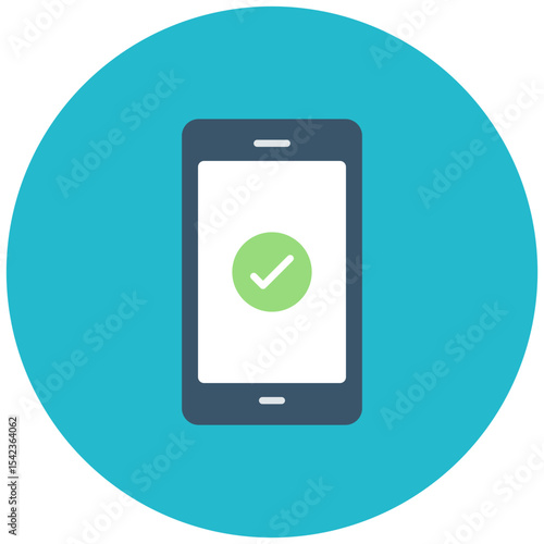 Mobile icon vector image. Can be used for Internet Marketing Service.