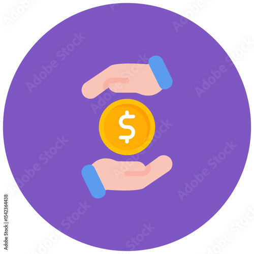 Down Payment icon vector image. Can be used for Automotive Dealership.