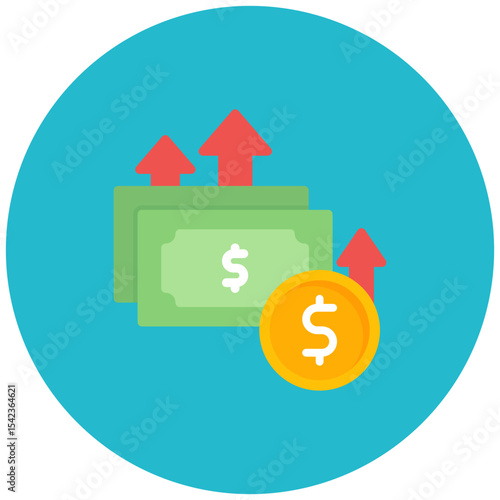 Price Bump icon vector image. Can be used for Automotive Dealership.