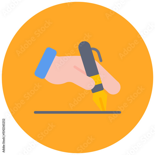Speech Writing icon vector image. Can be used for Public Relations Agency.