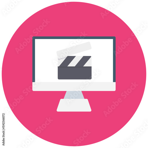 Webcast icon vector image. Can be used for Live Streaming.