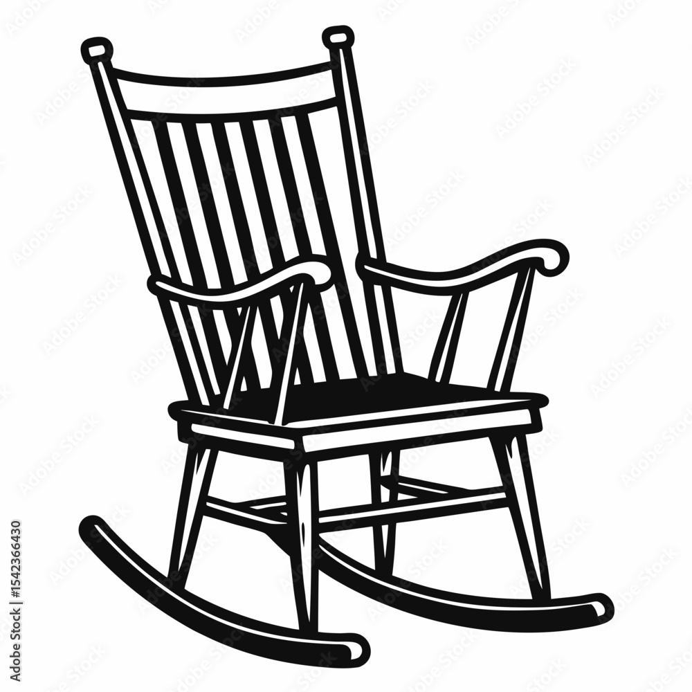rocking chair isolated rocking chair isolated