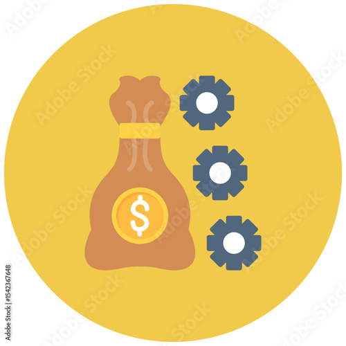 Management Accounting icon vector image. Can be used for Accounting.