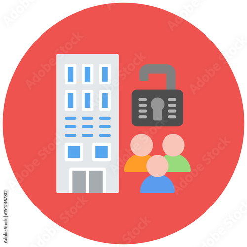 Publicly Traded Company icon vector image. Can be used for Accounting.