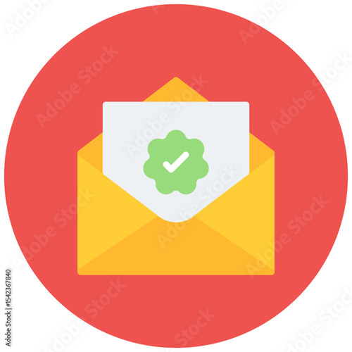 Absentee Voting icon vector image. Can be used for Politics.