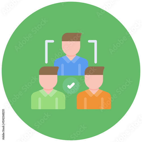 Delegate icon vector image. Can be used for Politics.