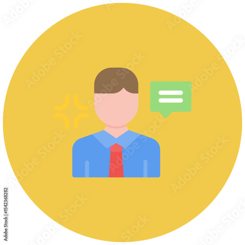 Demagogue icon vector image. Can be used for Politics.