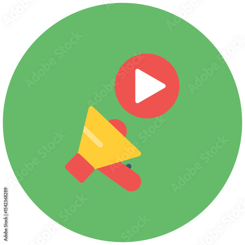 Hype icon vector image. Can be used for Politics.