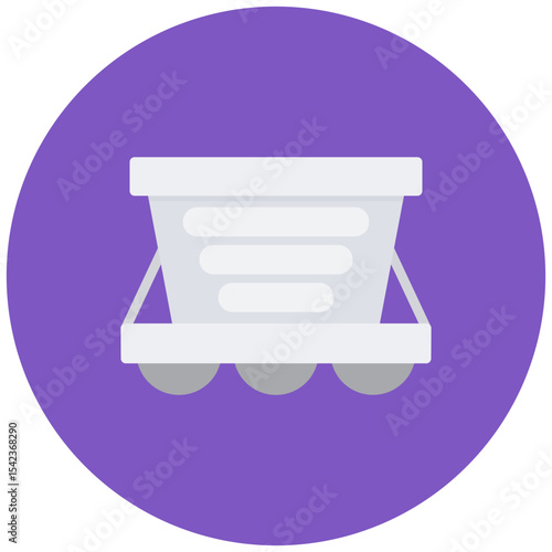 Hopper icon vector image. Can be used for Politics.