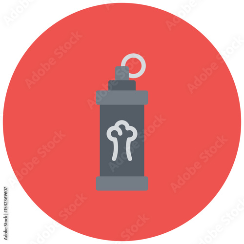 Smoke Grenade icon vector image. Can be used for Battle Royale.