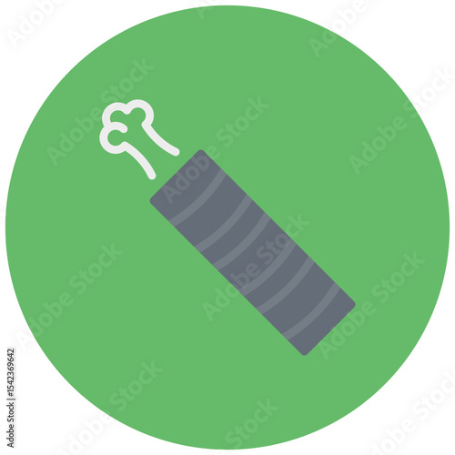 Suppressor icon vector image. Can be used for Battle Royale.