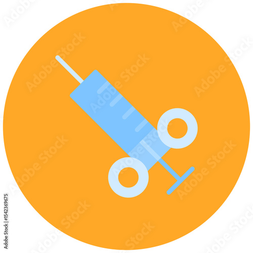 Adrenaline Syringe icon vector image. Can be used for Battle Royale.