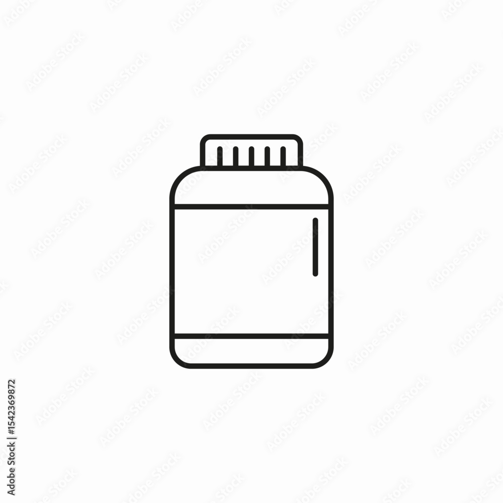 protein supplement bottle icon sign vector protein supplement bottle icon sign vector