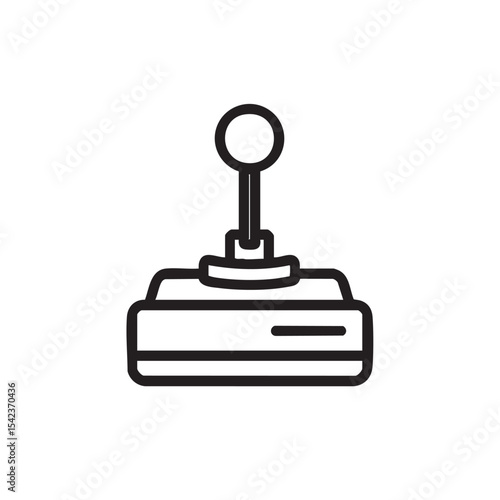 Classic joystick for gaming nostalgia and retro fun