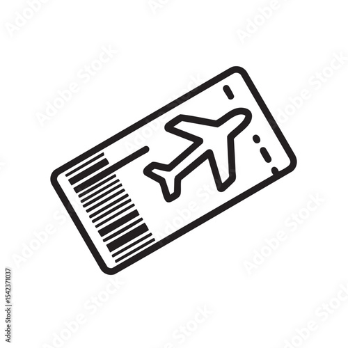 Air travel ticket design for travel enthusiasts and adventure seekers