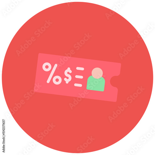 Child Ticket icon vector image. Can be used for Museum.