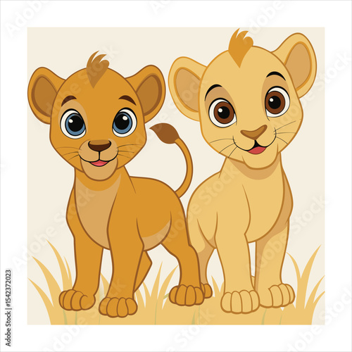 Just lion around a funny animal cartoon picture pun