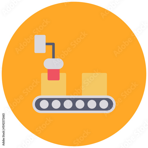 Automotive Industry icon vector image. Can be used for Industry.