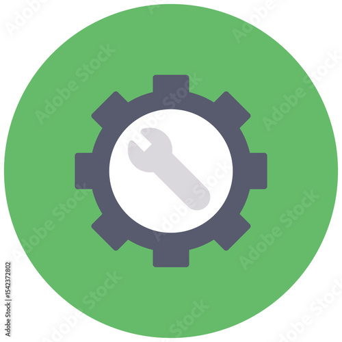 Maintenance icon vector image. Can be used for Industry.