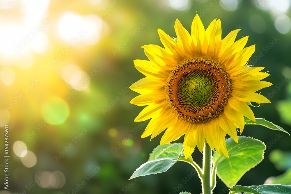 Fototapeta premium sunflower of blue sky