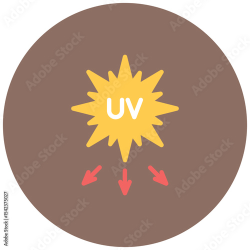 Ultraviolet icon vector image. Can be used for Lighting.