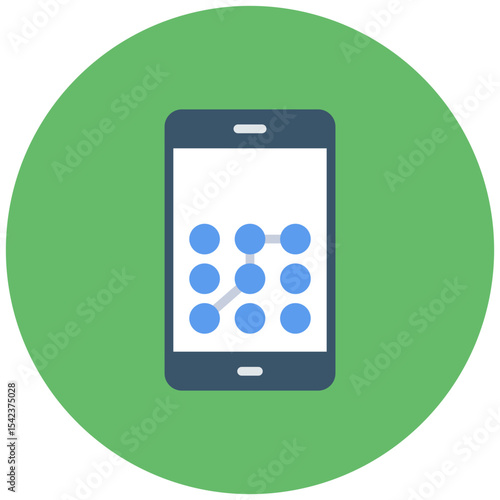 Access Control icon vector image. Can be used for Privacy.