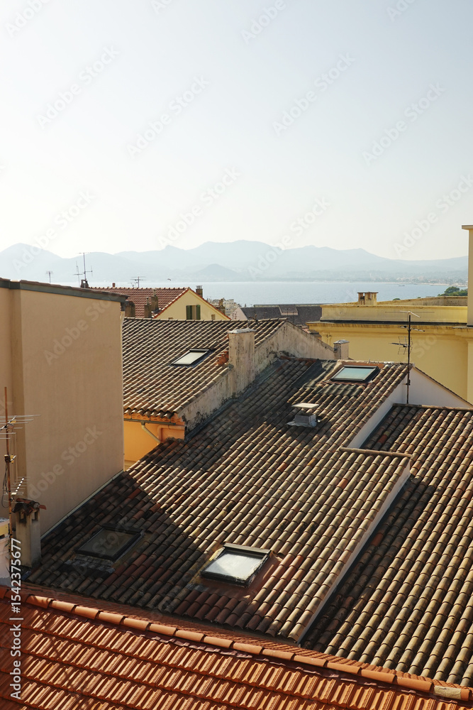 Fototapeta premium Villefranche-sur-Mer, a village at the French Riviera