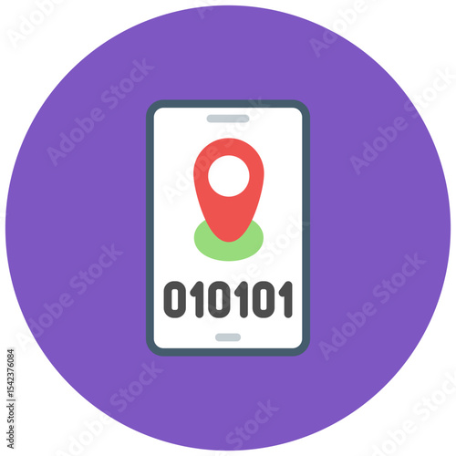 Tracking Number icon vector image. Can be used for Postal Service.