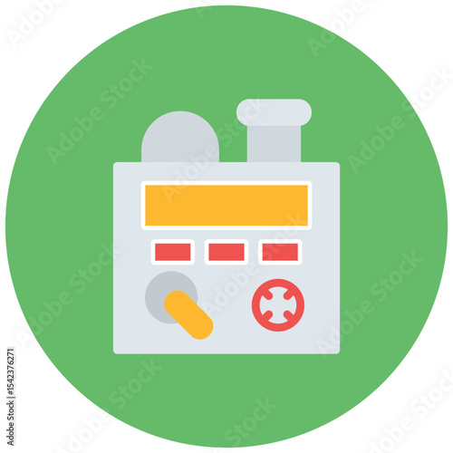Gas Fume Chamber icon vector image. Can be used for Science.