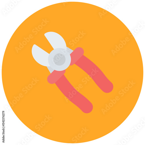 Wire Cutter icon vector image. Can be used for Science.