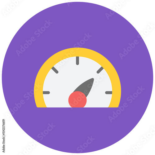 Barometer icon vector image. Can be used for Science.