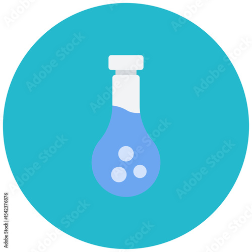 Conical Flask icon vector image. Can be used for Science.