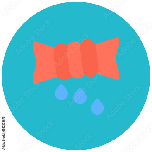 Squeeze icon vector image. Can be used for Laundry.