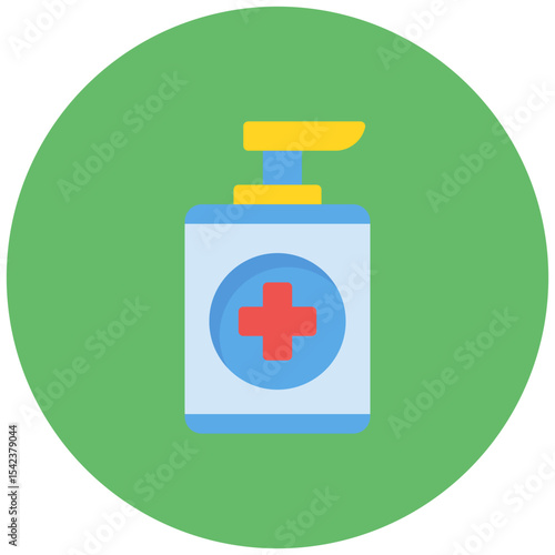 Antiseptic icon vector image. Can be used for Dermatology.